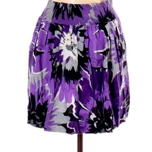Floral Purple Skirt